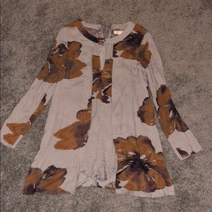 Flowered romper